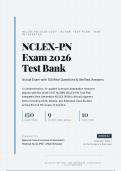NCLEX PN EXAM 2026 ACTUAL TEST BANK &vert; 150 NGN Real Exam Questions & Verified Answers with Rationales &vert; Already Graded A&plus; &vert; Pass Guaranteed&NewLine;&NewLine;