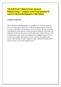 NSG5140 Week 5 Midterm Exam Advanced &NewLine;Pathophysiology &ndash; Complete Actual Exam Questions & &NewLine;Answers with Detailed Rationales &vert; 2026 Edition 
