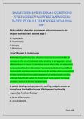 RASMUSSEN PATHO EXAM 2 QUESTIONS &NewLine;WITH CORRECT ANSWERS RASMUSSEN &NewLine;PATHO EXAM S ALREADY GRADED A 2026&NewLine;2027&period;
