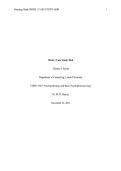 CNDV 5327 Week 1 Case Study &ndash; Bob Charles J&period; Perritt &vert; Psychopathology & Basic Psychopharmacology &vert; Lamar University