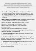 NURS 5315 Advanced Pathophysiology Exam 1 &ndash; UTA &vert; Latest 2025&ndash;2026 Questions and Verified Answers
