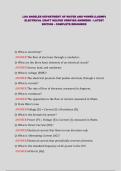 LOS ANGELES DEPARTMENT OF WATER AND POWER &lpar;LADWP&rpar; ELECTRICAL CRAFT HELPER VERIFIED ANSWERS - LATEST EDITION - COMPLETE RESOURCE&NewLine;&NewLine;