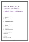  RNSG 1125 Midterm Exam&colon; Patient Safety & Evidence-Based Practice Q&A
