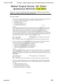 Test Bank for Medical-Surgical Nursing&colon; Concepts for Interprofessional Collaborative Care 10th Edition &vert; Donna D&period; Ignatavicius&comma; M&period; Linda Workman&comma; Cherie R&period; Rebar & Nicole M&period; Heimgartner
