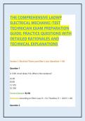 THE COMPREHENSIVE LADWP ELECTRICAL MECHANIC&ndash;TEST TECHNICIAN EXAM PREPARATION GUIDE&colon; PRACTICE QUESTIONS WITH DETAILED RATIONALES AND TECHNICAL EXPLANATIONS