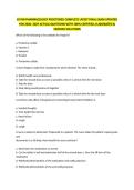ATI RN PHARMACOLOGY PROCTORED COMPLETE LATEST FINAL EXAM UPDATED &NewLine;FOR 2026- 2027 ACTUAL QUESTIONS WITH 100&percnt; CERTIFIED&comma; ELABORATED & &NewLine;VERIFIED SOLUTIONS