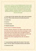 NU 545 EXAM 1 &sol;ACTUAL NU 545 PATHOPHYSIOLOGY EXAM 1 TEST BANK ACTUAL 2026&sol;2027 PRACTICE QUESTIONS AND STUDY GUIDE ACCURATE EXAM COMPLETE APPROVED QUESTIONS WITH WELL ELABORATED SOLUTIONS AND DETAILED RATIONALES &lpar;100&percnt; CORRECT VERIFIED ANSWERS&rpar; CURRENTLY UP