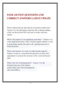  PATH 120 Midterm&colon; Atherosclerosis&comma; Cancer & Infectious Disease Q&A