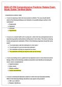 NGN ATI RN Comprehensive Predictor Retake Exam Study Guide&colon; Verified Q&As