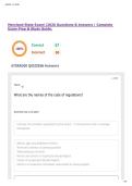 Maryland State Exam&vert;&vert;2026 Questions & Answers &vert; Complete Exam Prep & Study Guide&period;