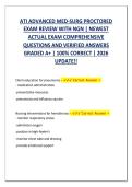 ATI Advanced Med Surg Proctored Exam Review&colon; 2026 Next-Gen NGN Q&As