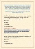 PEARSON RBT EXAM &sol;APPROVED PEARSON RBT ACTUAL EXAM 2026&sol;2027 COMPREHENSIVE PRACTICE QUESTIONS AND STUDY GUIDE ACCURATE EXAM COMPLETE REAL QUESTIONS WITH WELL ELABORATED ANSWERS AND DETAILED RATIONALES &lpar;100&percnt; CORRECT VERIFIED ANSWERS&rpar; CURRENTLY UPDATED VERS