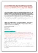 AHFI &lpar;Accredited Health Care Fraud Investigator&rpar; Examination Practice Questions with Verified Answers & Detailed Rationales &vert; Comprehensive NHCAA Board Review Study Guide