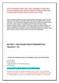 AHFI &lpar;Accredited Health Care Fraud Investigator&rpar; Examination Practice Questions with Verified Answers & Detailed Rationales &vert; Comprehensive NHCAA Board Review Study Guide