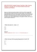 2026 GED EXAM Complete Practice Test Bank &vert; Math&comma; Science&comma; Reading & Language Arts&comma; and Social Studies Actual Exam Questions and Answers