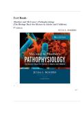 TEST BANK McCance Huether&rsquo;s Pathophysiology The Biologic Basis for Disease in Adults and Children &lpar;9TH ED&rpar; by Julia Rogers &plus; NCLEX Case Studies with Answers