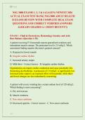 NSG 3800 EXAMS 1&comma; 2&comma; 3 & 4 &lpar;GALEN&rpar; NEWEST 2026 &NewLine;ACTUAL EXAM TEST BANK&vert; NSG3800 ADULT HEALTH &NewLine;II EXAMS REVIEW WITH COMPLETE REAL EXAM &NewLine;QUESTIONS AND CORRECT VERIFIED ANSWERS&sol; &NewLine;ALREADY GRADED A&plus; &lpar;MOST RECENT&excl;&excl;&rpar; 