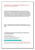 NSG 550 EXAM 1 2 3 &ndash; DIAGNOSTIC REASONING Wilkes University &vert; Verified Q&A &plus; Rationales &lpar;2026&sol;2027&rpar;