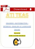 ATI TEAS 7 Final Exam &lpar;PDF&rpar; &vert; TEAS Questions &vert; Nursing Exam &vert; Towson University