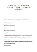 NUR210 EXAM PACKAGE DEAL 100&percnt; VERIFIED