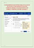CJE READINESS EXAM NEWEST 2026 ACTUAL EXAM &NewLine;TEST BANK&vert; CJE READINESS EXAM WITH &NewLine;COMPLETE 200 REAL EXAM QUESTIONS AND &NewLine;CORRECT VERIFIED ANSWERS&sol; ALREADY GRADED A&plus; 