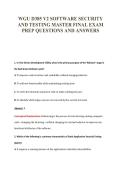WGU D385 EXAM PACKAGE DEAL 100&percnt; VERIFIED