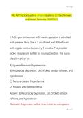 RNC-IAP&reg; Practice Questions &ndash; Original Questions 1-175 with Answers and Detailed Rationales UPDATED&excl;&excl;&excl;&excl;&period;pdf&NewLine;&NewLine;