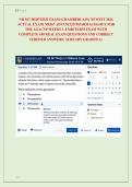 NR 567 MIDTERM EXAM &lpar;CHAMBERLAIN&rpar; NEWEST 2026 &NewLine;ACTUAL EXAM&vert; NR567 ADVANCED PHARMACOLOGY FOR &NewLine;THE AGACNP WEEKS 1-4 MIDTERM EXAM WITH &NewLine;COMPLETE 100 REAL EXAM QUESTIONS AND CORRECT &NewLine;VERIFIED ANSWERS&sol; ALREADY GRADED A&plus; 