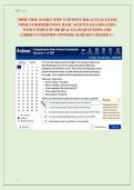 NBME CBSE &lpar;USMLE STEP 1&rpar; NEWEST 2026 ACTUAL EXAM&vert; NBME COMPREHENSIVE BASIC SCIENCE EXAMINATION WITH COMPLETE 200 REAL EXAM QUESTIONS AND CORRECT VERIFIED ANSWERS&sol; ALREADY GRADED A&plus;