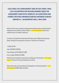 WGU C213 Accounting for Decision Makers Objective Assessment 2026 &vert; Practice Questions & Verified Answers &vert; Exam Prep