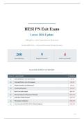 HESI PN EXIT EXAM 2026 &vert; 200 Questions & Answers with Rationales &vert; Complete Nursing HESI Prep &vert; Pass Guaranteed - A&plus; Graded&NewLine;&NewLine;