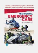 Test Bank for Prehospital Emergency Care 12th Edition &vert; Joseph J&period; Mistovich&comma; Keith J&period; Karren & Brent Q&period; Hafen &vert; Chapters 1&ndash;44 Complete