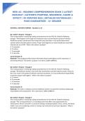 HESI A2 - READING COMPREHENSION EXAM 3 LATEST 2026&sol;2027 &vert; AUTHOR'S PURPOSE&comma; SEQUENCE&comma; CAUSE & EFFECT &vert; 40 VERIFIED Q&A &vert; DETAILED RATIONALES &vert; PASS GUARANTEED &ndash; A&plus; GRADED