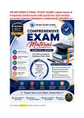 NR 605 WEEK 5 FINAL STUDY GUIDE Latest recent & frequently tested exam with questions and verified accurate solution &lpar;detailed & elaborated&rpar; GRADED A&plus;&period;