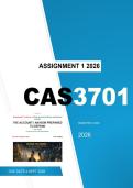 CAS3701 Assignment 7 Portfolio 2026 - Due 4 September 2026