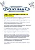 CRCR LATEST COMPREHENSIVE ANSWERS AND QUESTIONS SET A&period;pdf