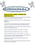 IHOP SOP STUDY CORRECT ANSWERS AND QUESTIONS SET A&period;pdf