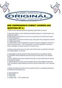 EMR COMPREHENSIVE CORRECT ANSWERS AND QUESTIONS SET A&period;pdf