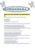 EMR EVALUATION ANSWERS AND QUESTIONS SET A&period;pdf