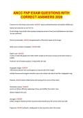 ANCC FNP EXAM QUESTIONS WITH CORRECT ANSWERS 2025&period;pdf