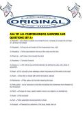 ASA 101 ALL COMPREHENSIVE ANSWERS AND QUESTIONS SET A&period;pdf