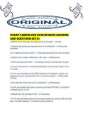 FISDAP CARDIOLOGY CORE REVIEWS ANSWERS AND QUESTIONS SET A&period;pdf