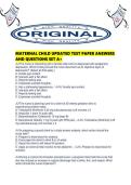 MATERNAL CHILD UPDATED TEST PAPER ANSWERS AND QUESTIONS SET A&period;pdf