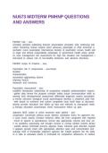 NU673 MIDTERM PMHNP QUESTIONS AND ANSWERS