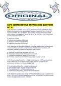 CAPA COMPREHENSIVE ANSWERS AND QUESTIONS SET A&period;pdf