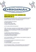 CAPA EVALUATION TEST ANSWERS AND QUESTIONS SET A&period;pdf