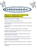 INDIANA PSI COSMETOLOGY PAPER ACTUAL ANSWERS AND QUESTIONS SET A&period;pdf