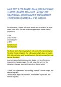 AANP TEST 2 FOR BOARDS EXAM WITH RATIONALE &vert;LATEST UPDATED 2026&sol;2027 &vert;A COMPLETE SOLUTION ALL ANSWERS GET IT 100&percnt; CORRECT &vert;VERIFIED BEST GRADED A&plus; FOR SUCCESS