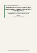 MRSA Infection Control and Prevention &ndash; Academic Year 2026&sol;2027 &ndash; Final Comprehensive Examination Questions