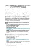 AMMO 51 Exam &lpar;2026&sol;2027&rpar; &ndash; Comprehensive Assessment &vert; 100 Practice Questions with Verified Answers